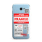Fragile Parcel Stickers with Name Samsung Galaxy A7 2017 Case