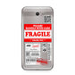 Fragile Parcel Stickers with Name Samsung Galaxy J7 2017 Case