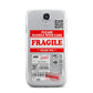 Fragile Parcel Stickers with Name Samsung Galaxy S4 Case