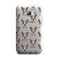 French Bull Jack Icon with Name Samsung Galaxy J1 2015 Case
