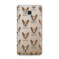 French Bull Jack Icon with Name Samsung Galaxy J7 2016 Case on gold phone