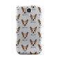 French Bull Jack Icon with Name Samsung Galaxy S4 Case