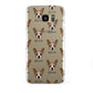 French Bull Jack Icon with Name Samsung Galaxy S7 Edge Case
