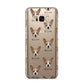 French Bull Jack Icon with Name Samsung Galaxy S8 Plus Case
