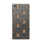 French Bull Jack Icon with Name Sony Xperia Case