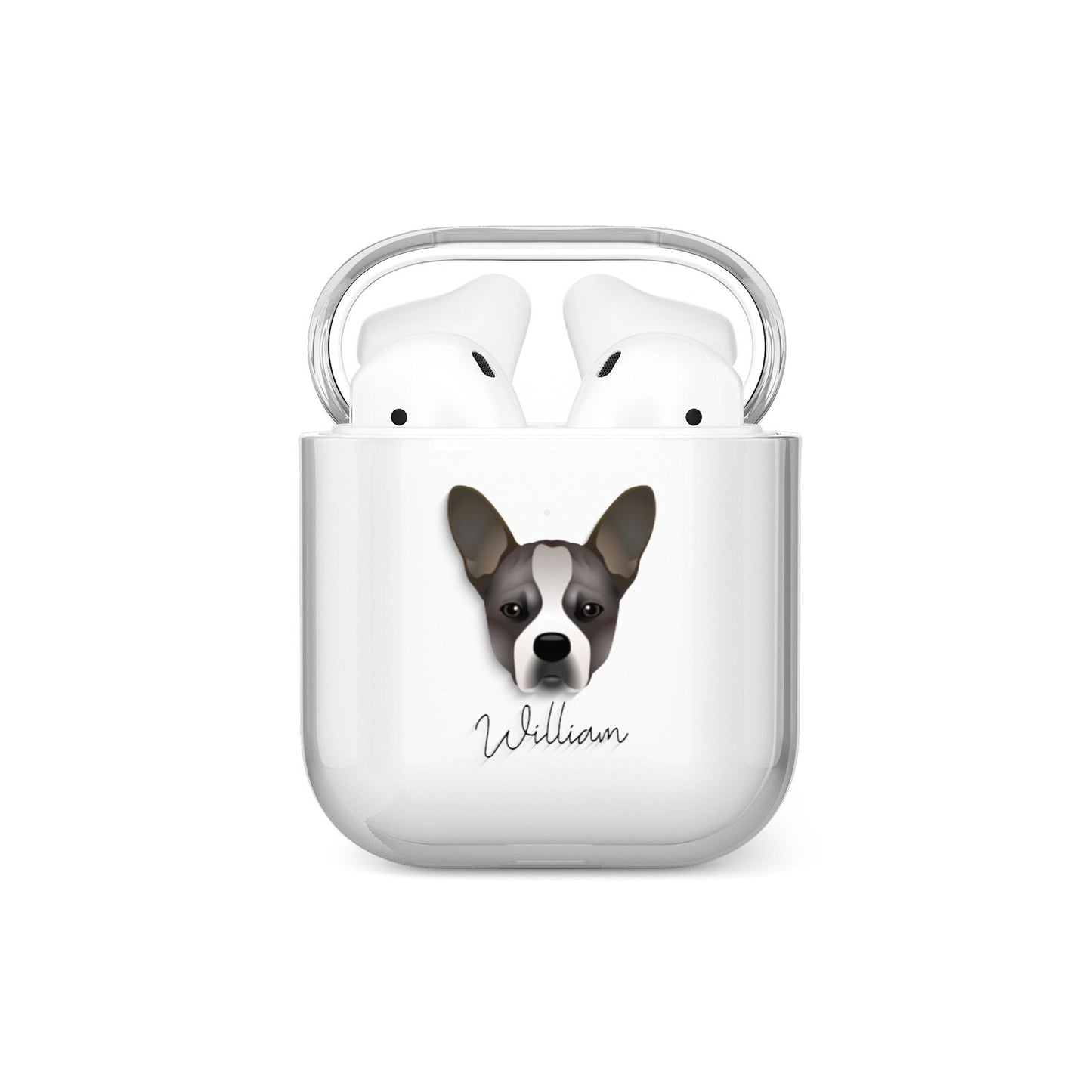 French Bull Jack Personalised AirPods Case