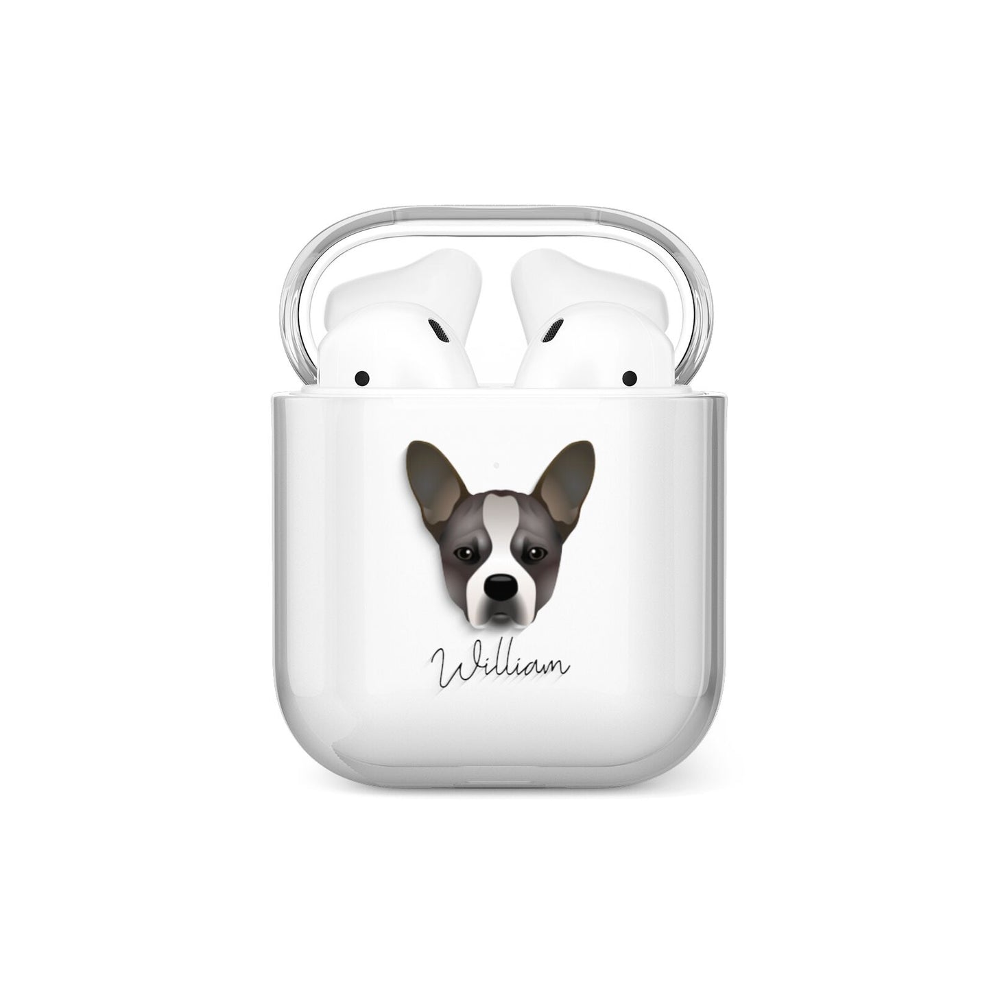 French Bull Jack Personalised AirPods Case