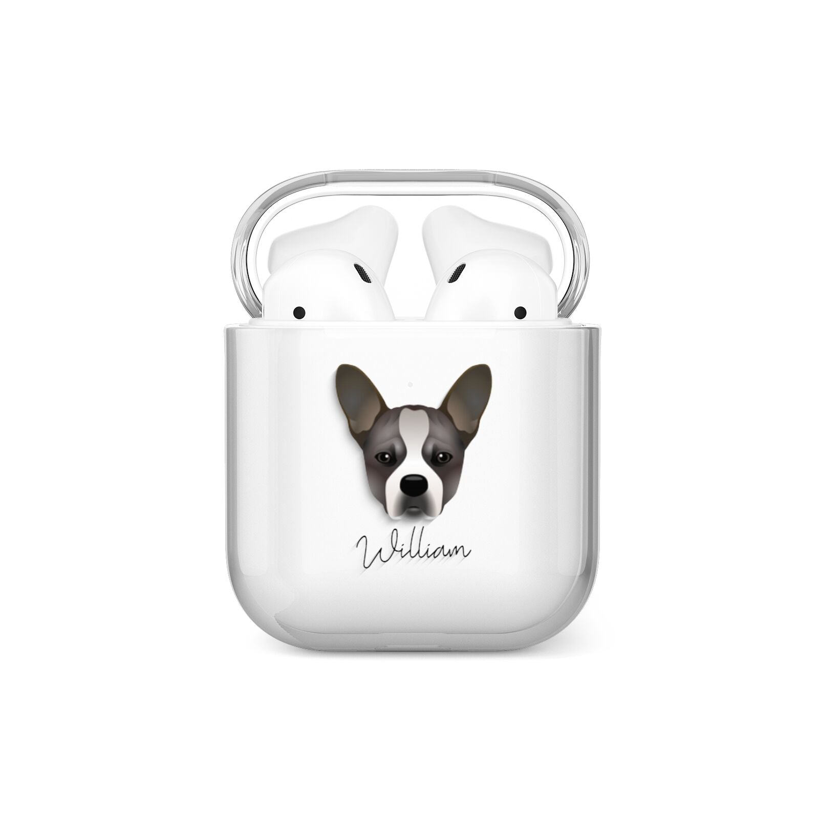 French Bull Jack Personalised AirPods Case