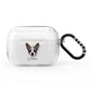 French Bull Jack Personalised AirPods Pro Clear Case