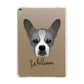 French Bull Jack Personalised Apple iPad Gold Case