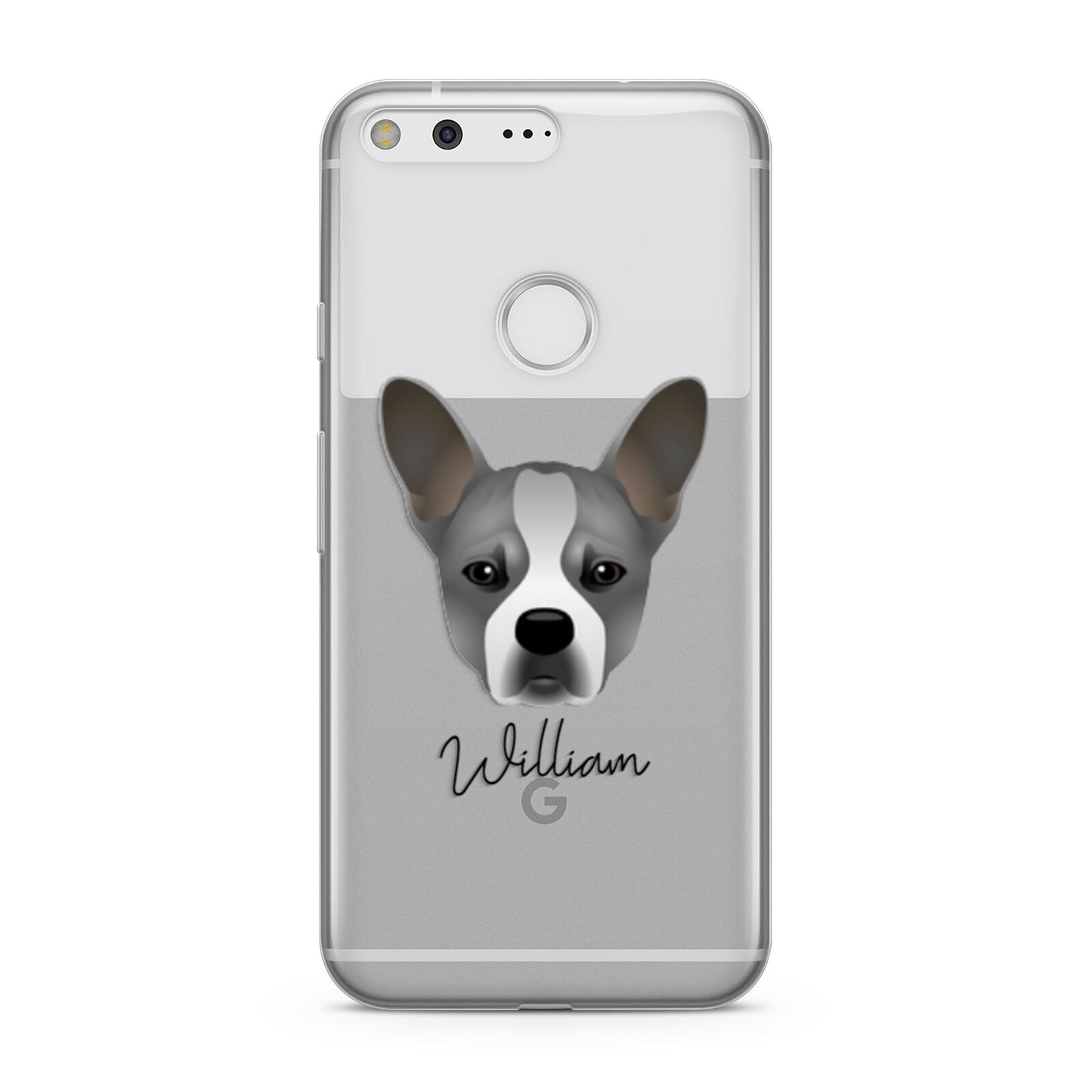 French Bull Jack Personalised Google Pixel Case