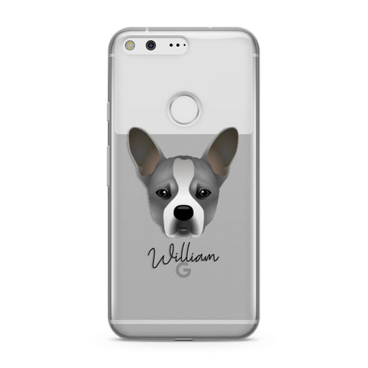 French Bull Jack Personalised Google Pixel Case