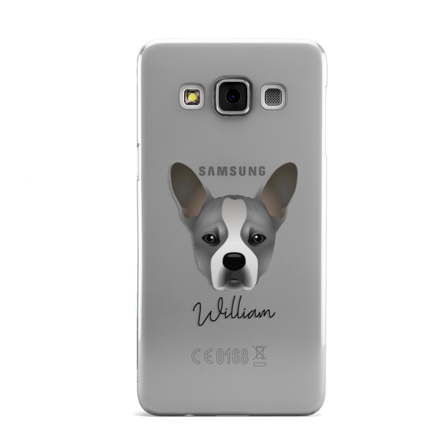 French Bull Jack Personalised Samsung Galaxy A3 Case