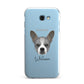 French Bull Jack Personalised Samsung Galaxy A7 2017 Case