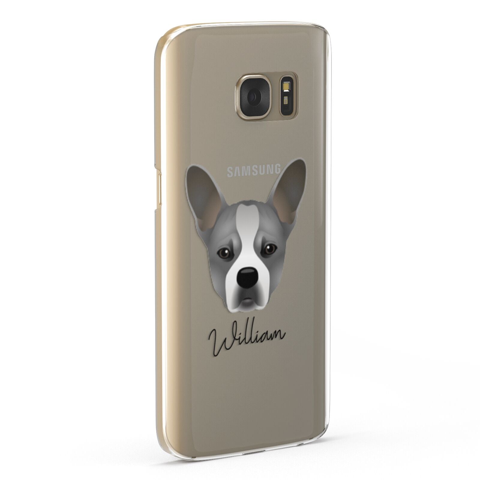 French Bull Jack Personalised Samsung Galaxy Case Fourty Five Degrees