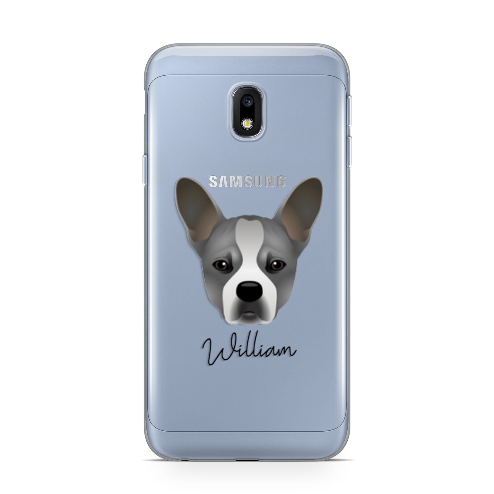 French Bull Jack Personalised Samsung Galaxy J3 2017 Case