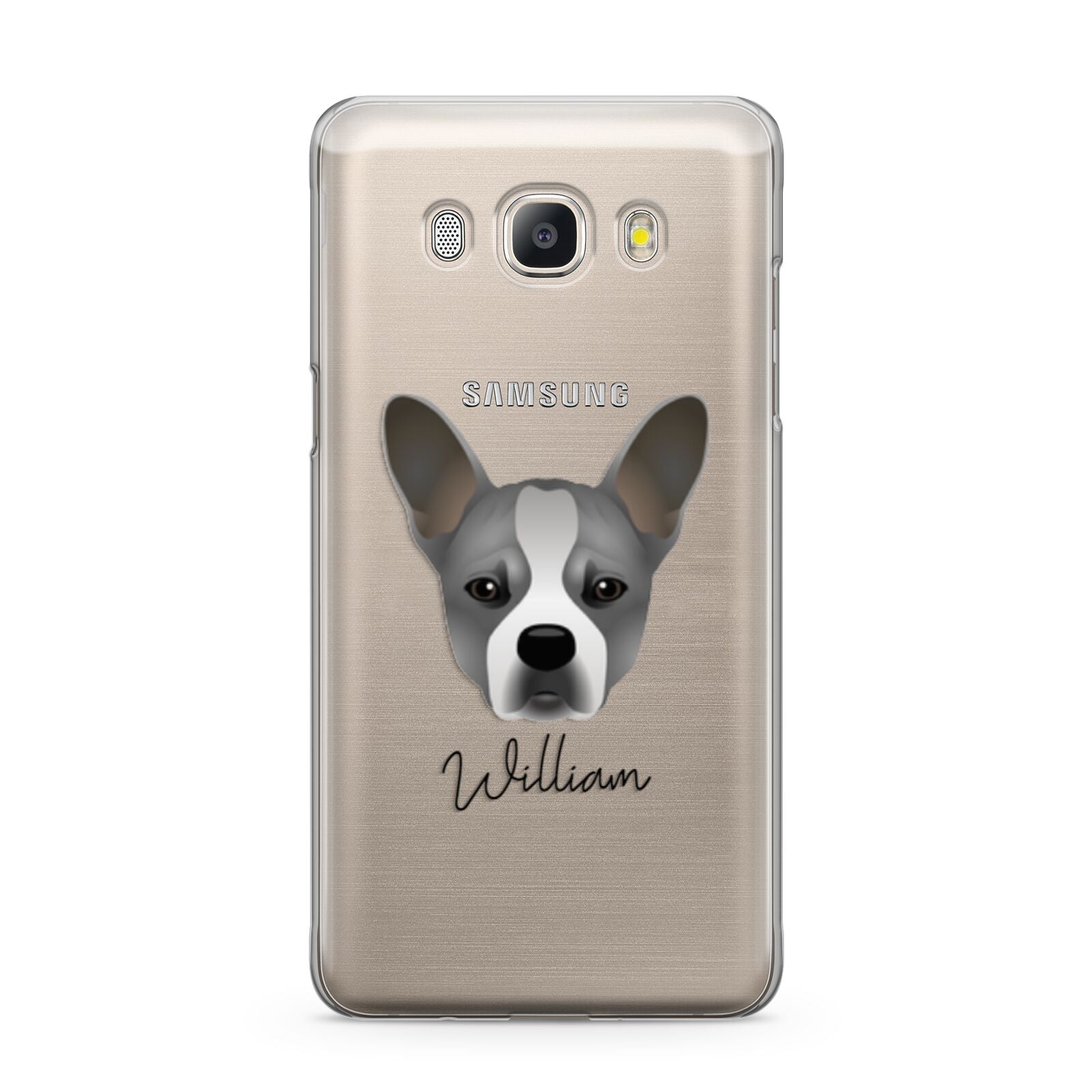 French Bull Jack Personalised Samsung Galaxy J5 2016 Case