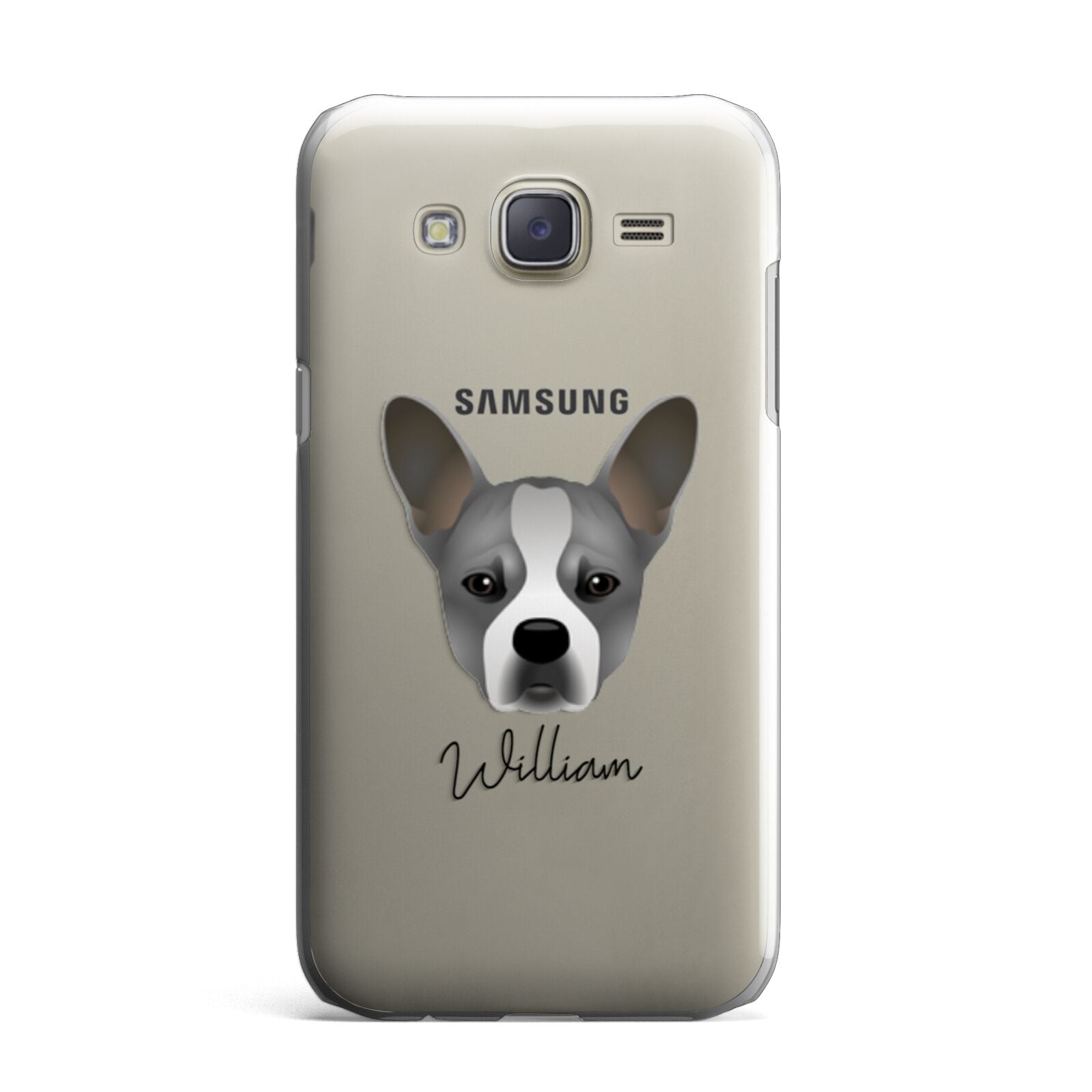 French Bull Jack Personalised Samsung Galaxy J7 Case