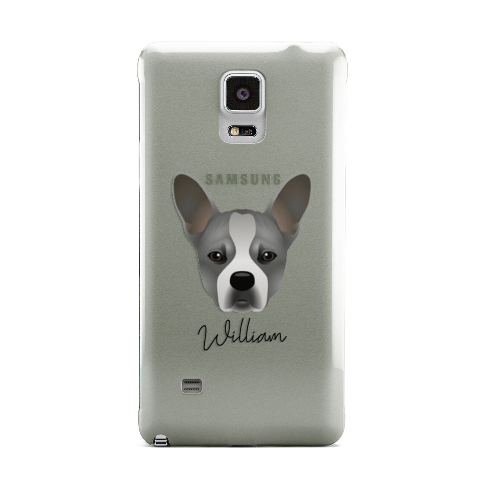 French Bull Jack Personalised Samsung Galaxy Note 4 Case