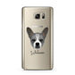 French Bull Jack Personalised Samsung Galaxy Note 5 Case