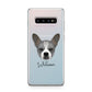 French Bull Jack Personalised Samsung Galaxy S10 Plus Case