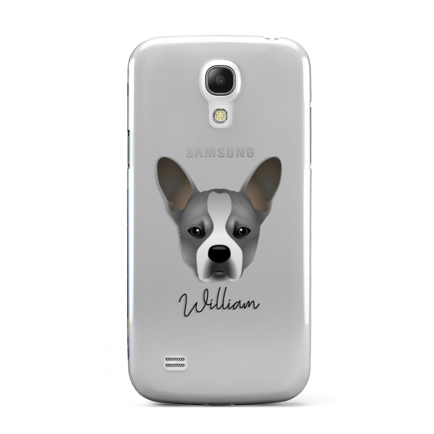 French Bull Jack Personalised Samsung Galaxy S4 Mini Case