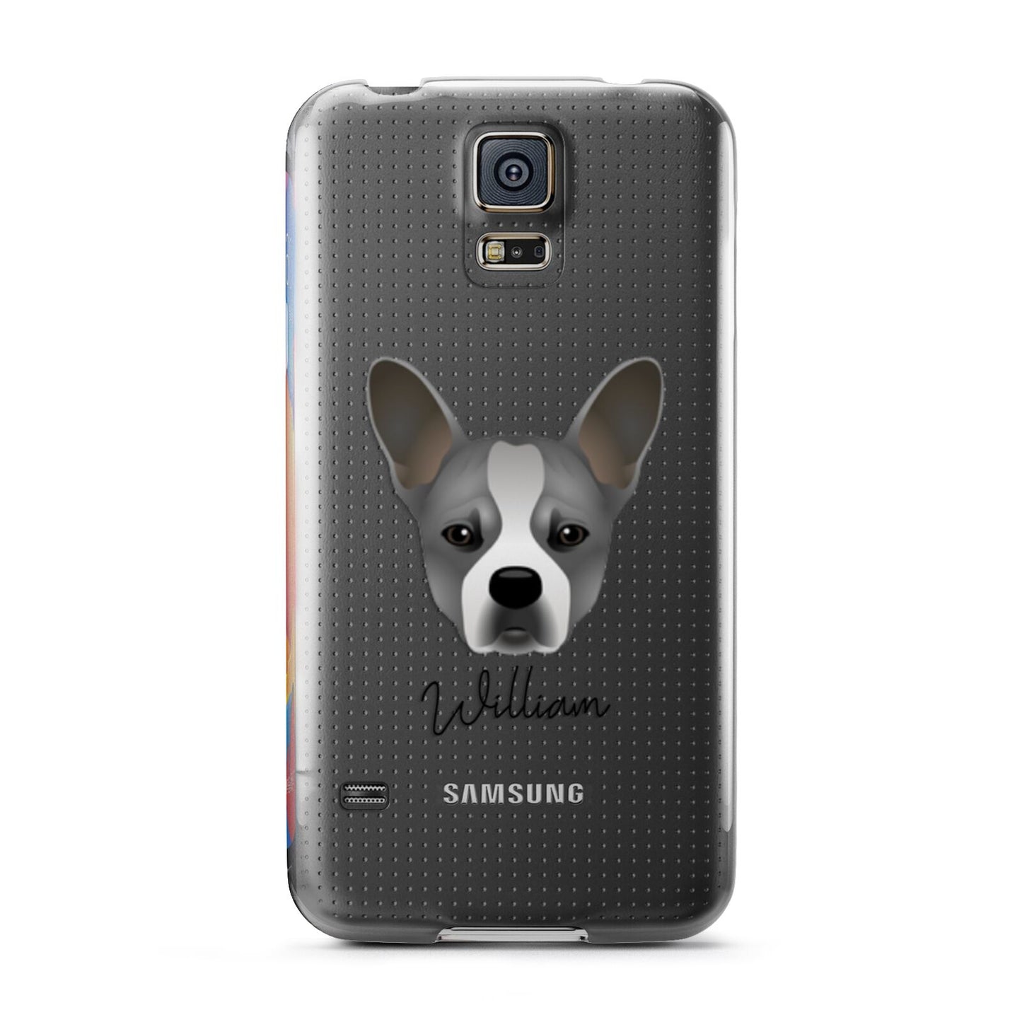 French Bull Jack Personalised Samsung Galaxy S5 Case