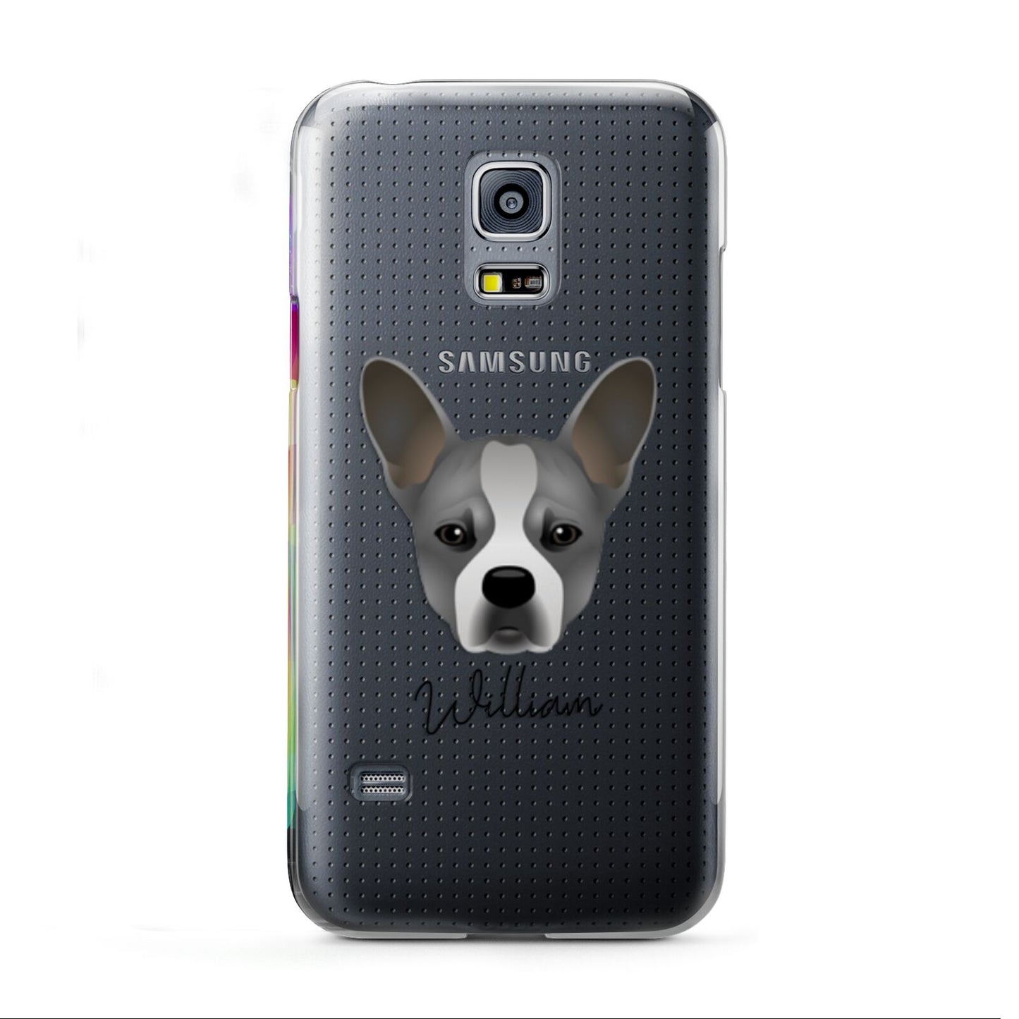French Bull Jack Personalised Samsung Galaxy S5 Mini Case
