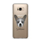 French Bull Jack Personalised Samsung Galaxy S8 Plus Case