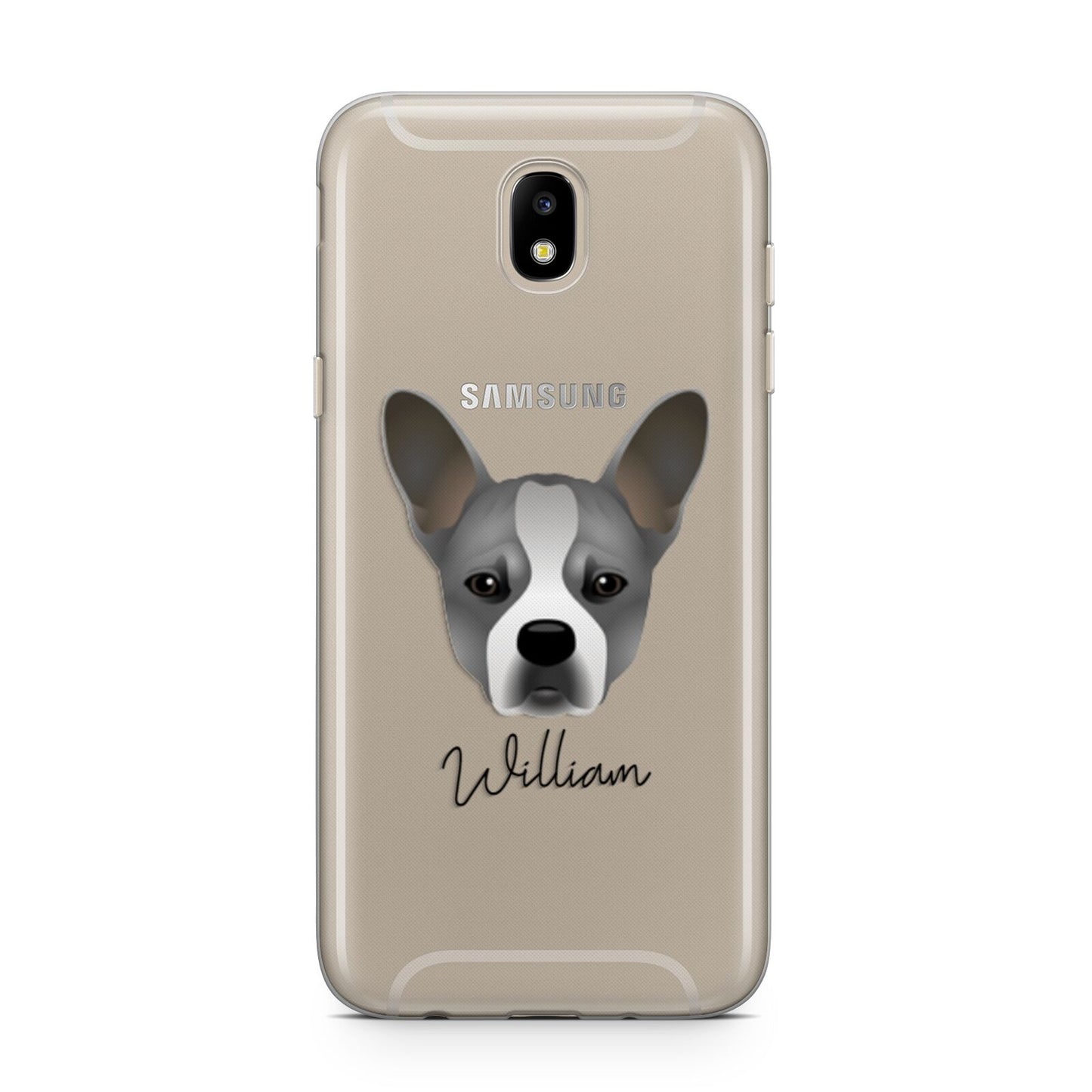 French Bull Jack Personalised Samsung J5 2017 Case