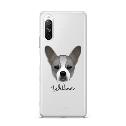 French Bull Jack Personalised Sony Xperia 10 III Case
