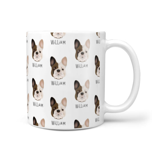 French Bulldog Icon with Name 10oz Mug