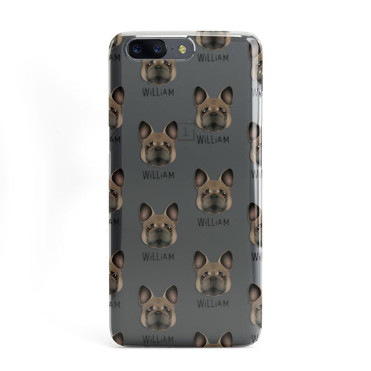 French Bulldog Icon with Name OnePlus Case