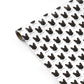 French Bulldog Icon with Name Personalised Gift Wrap