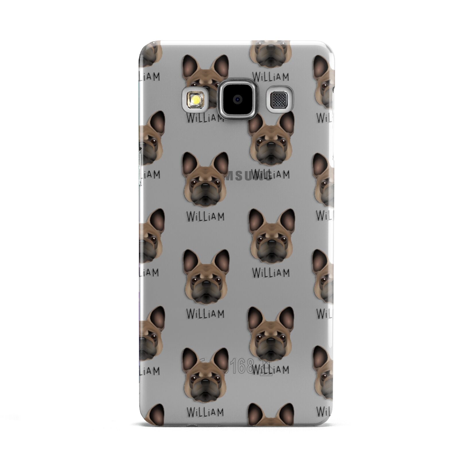 French Bulldog Icon with Name Samsung Galaxy A5 Case