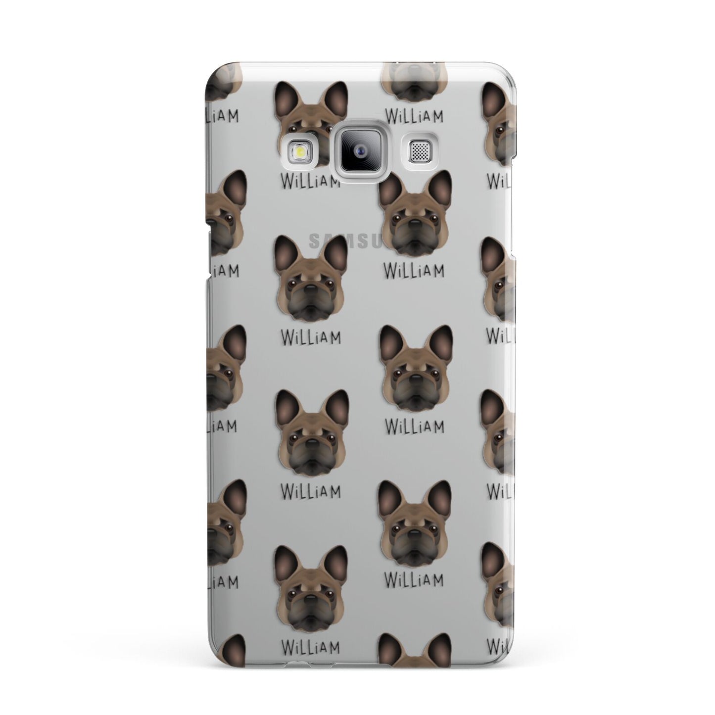 French Bulldog Icon with Name Samsung Galaxy A7 2015 Case