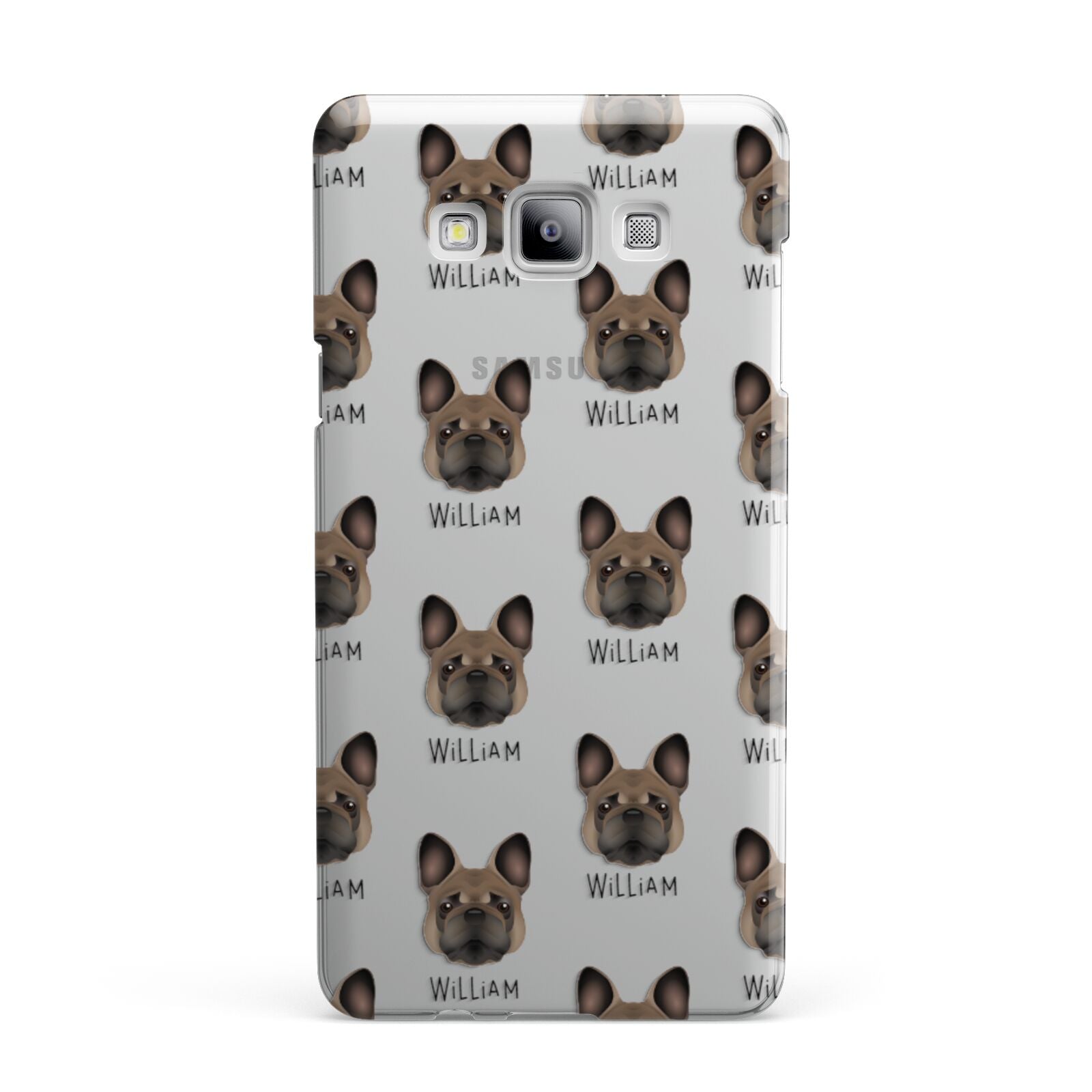 French Bulldog Icon with Name Samsung Galaxy A7 2015 Case