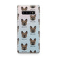 French Bulldog Icon with Name Samsung Galaxy S10 Plus Case