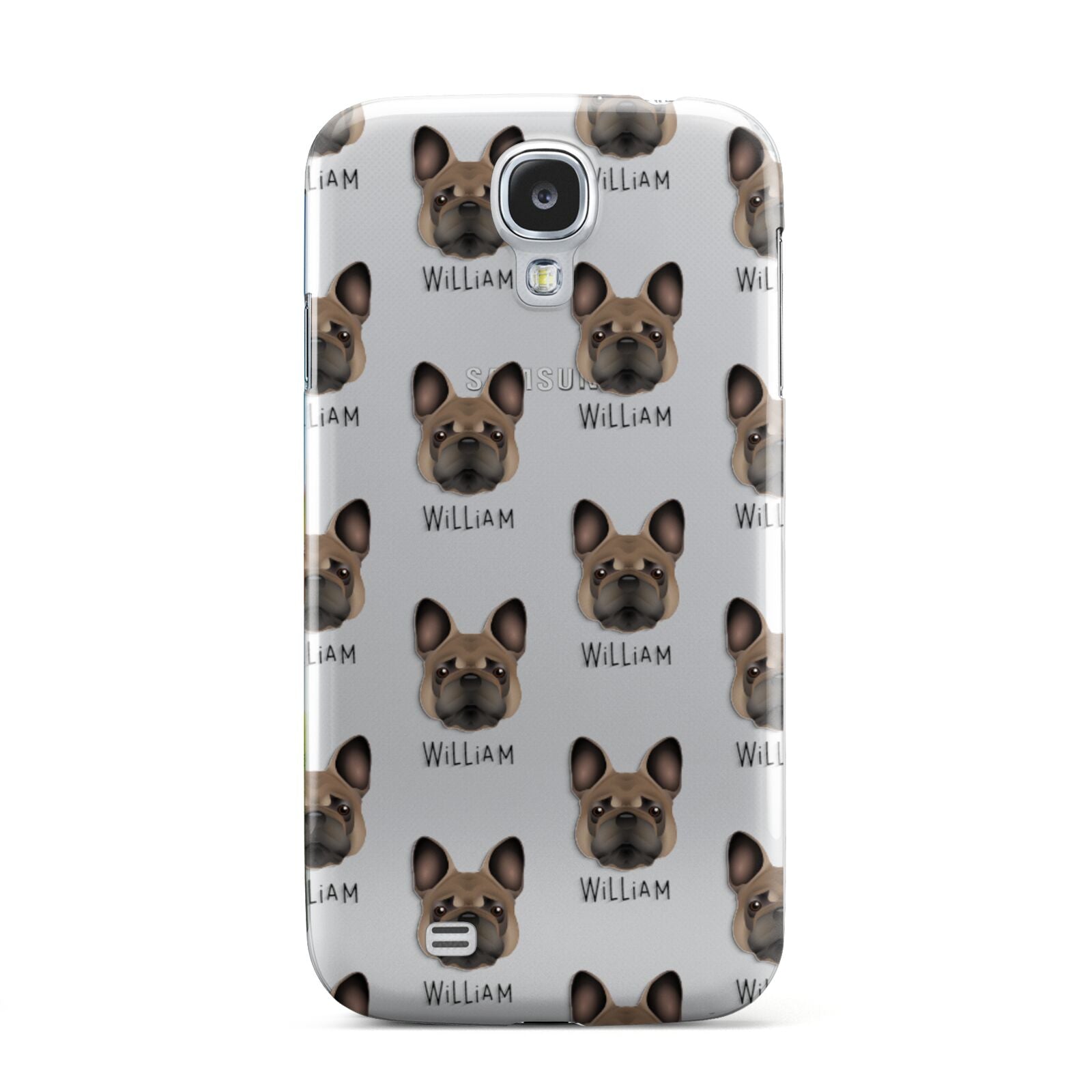 French Bulldog Icon with Name Samsung Galaxy S4 Case