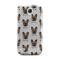 French Bulldog Icon with Name Samsung Galaxy S4 Mini Case