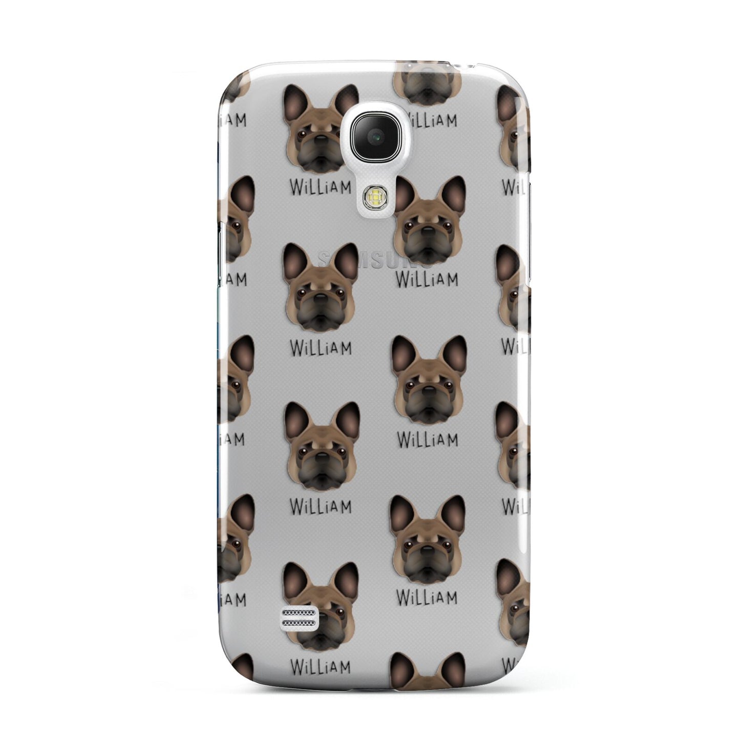 French Bulldog Icon with Name Samsung Galaxy S4 Mini Case