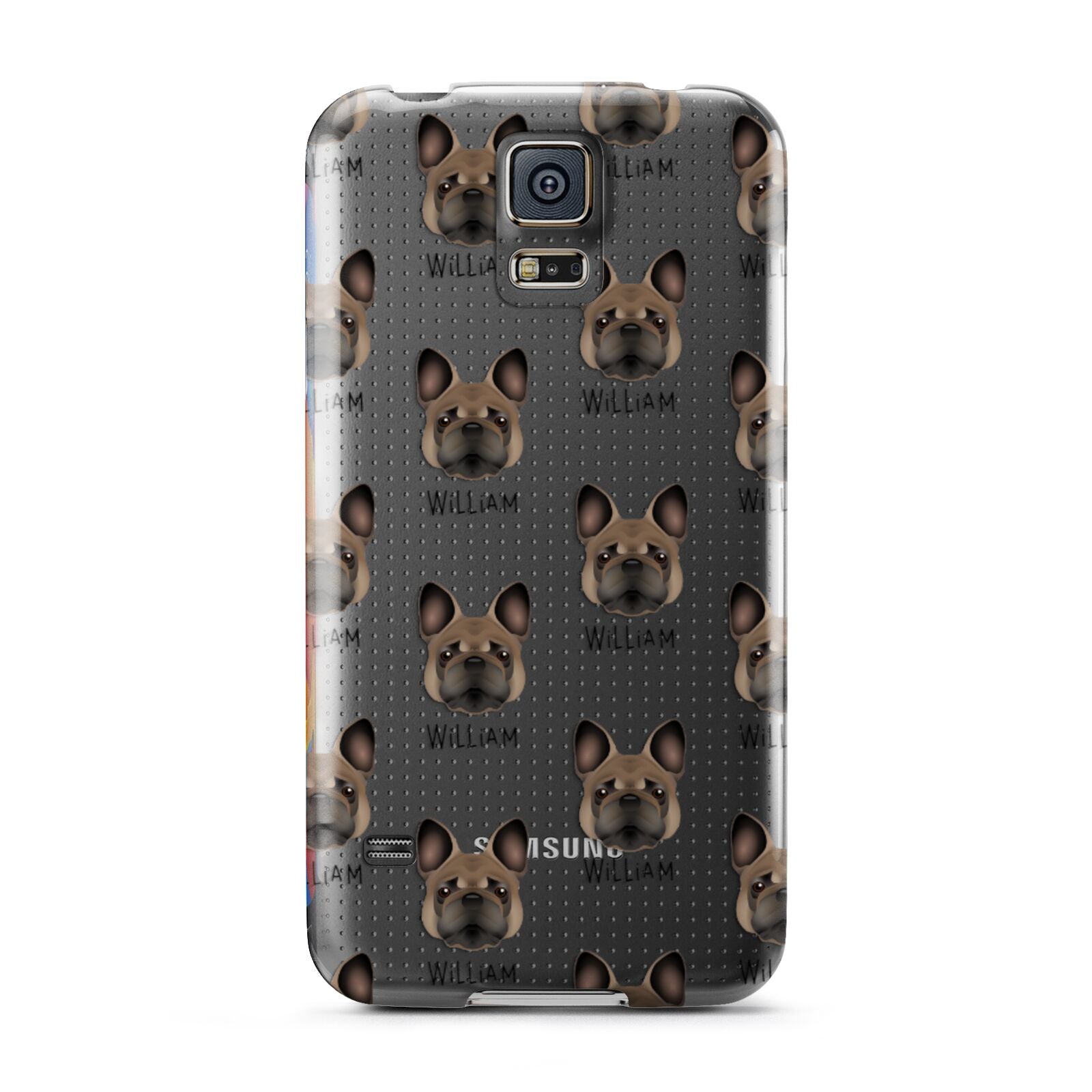 French Bulldog Icon with Name Samsung Galaxy S5 Case