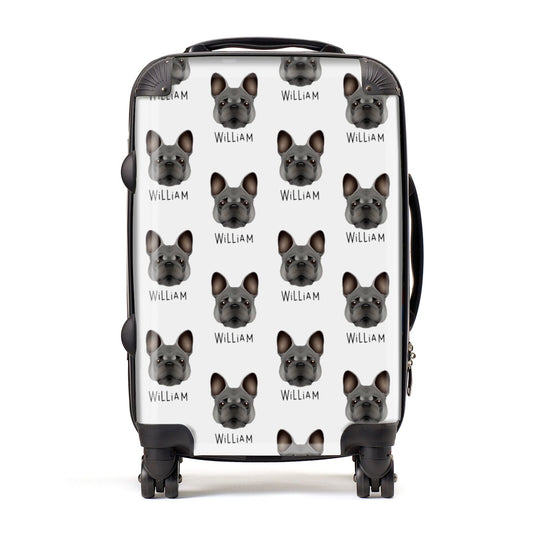 French Bulldog Icon with Name Suitcase
