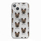 French Bulldog Icon with Name iPhone 13 TPU Impact Case with White Edges