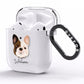 French Bulldog Personalised AirPods Clear Case Side Image
