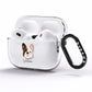 French Bulldog Personalised AirPods Pro Clear Case Side Image