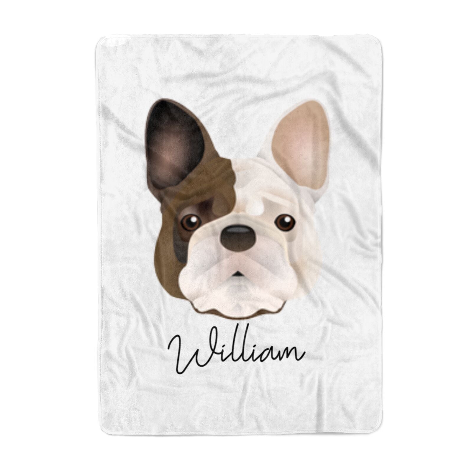 French Bulldog Personalised Blanket Dyefor