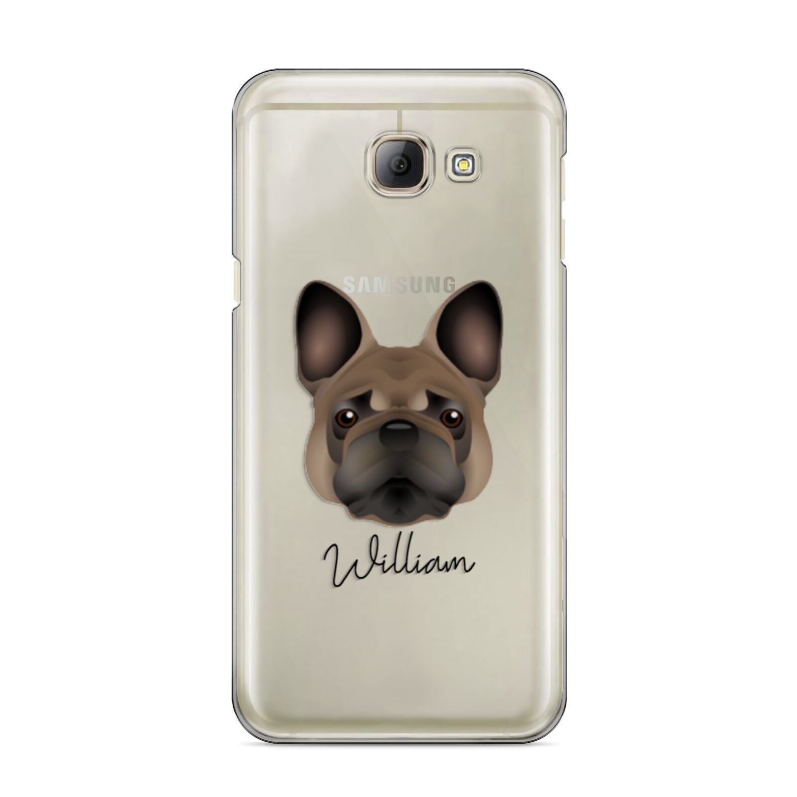 French Bulldog Personalised Samsung Galaxy A8 2016 Case