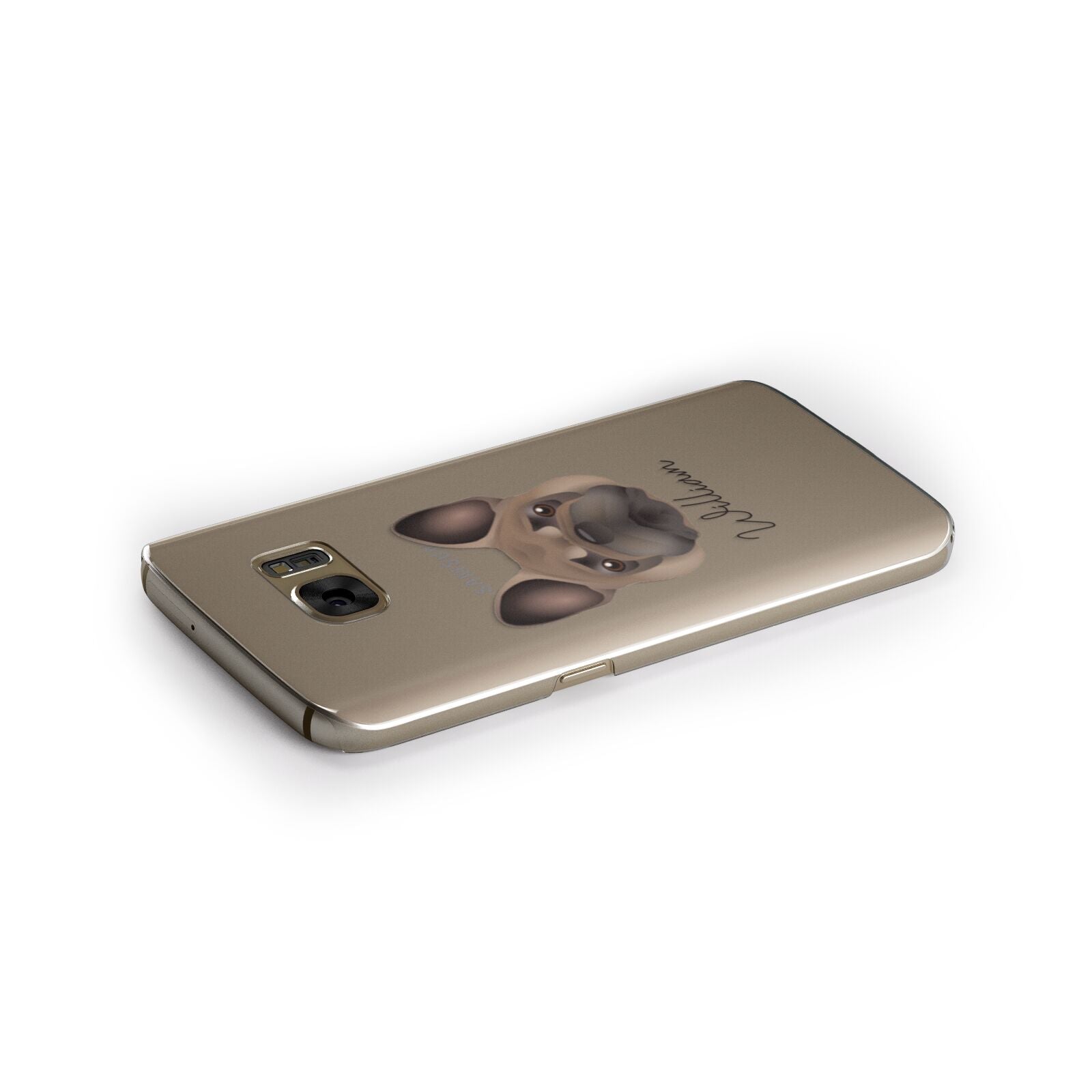 French Bulldog Personalised Samsung Galaxy Case Side Close Up