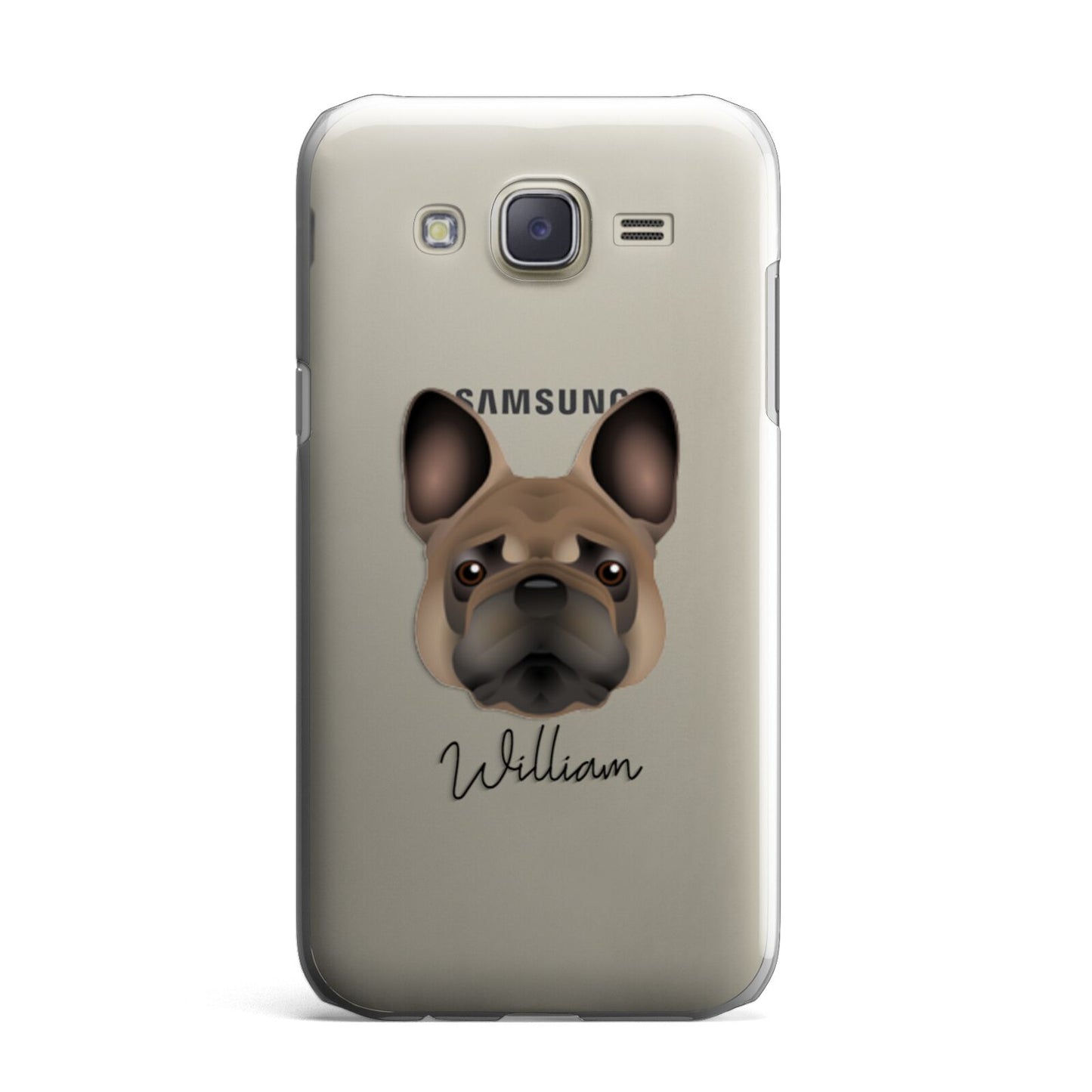 French Bulldog Personalised Samsung Galaxy J7 Case